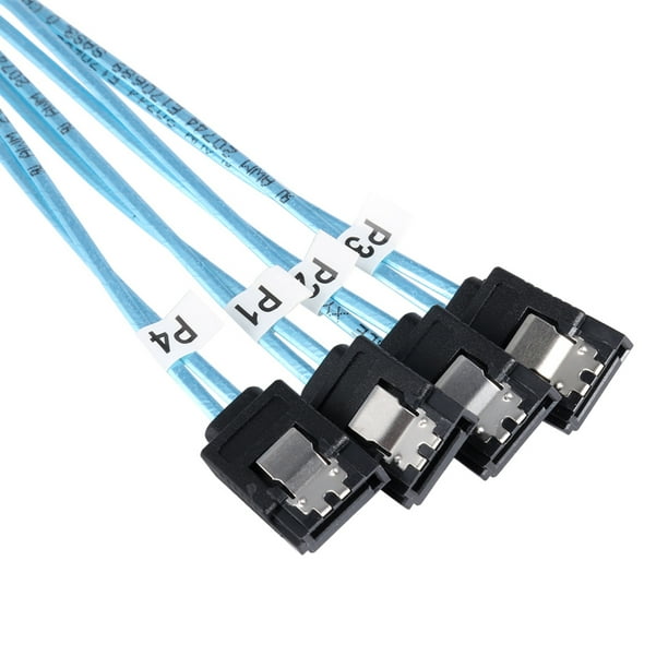 Cable interno mini SAS SFF-8087 36P a 4 SATA 7P de 1,64 pies Likrtyny Para estrenar