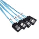 thumbnail image 1 of Cable interno mini SAS SFF-8087 36P a 4 SATA 7P de 1,64 pies Likrtyny  Para estrenar, 1 of 8