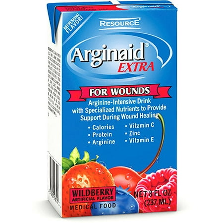 Arginaid Extra Enriched wound recovery beverage, Wildberry 27 X 8-Ounce