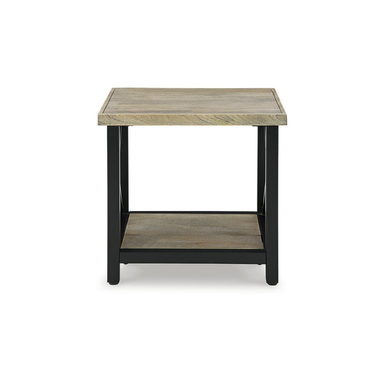 Bristenfort End Table - Brown/Black Bristenfort End Table - Brown/Black