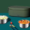 thumbnail image 4 of Lunch Box Electric Heated Lunch Kids USB Heated Lunch Box for Heated Lunch Boxes Food Warmer for Office Travel Green, 4 of 9