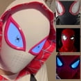 thumbnail image 1 of Máscara electrónica de Spiderman para adultos y niños, accesorio de Cosplay con ojos móviles, juguetes elásticos con Control remoto, 1:11237, 1 of 5