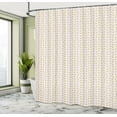 thumbnail image 4 of Ambesonne Khaki Shower Curtain, Simplistic Tennis Balls, 69"Wx70"L, Pale Pink Khaki, 4 of 4