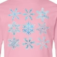 thumbnail image 4 of Inktastic Winter Snowflakes Long Sleeve Youth T-Shirt, 4 of 5
