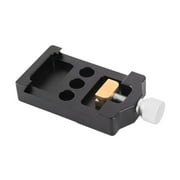 Kokiya Telescope Saddle Clamp Astronomical Telescope Adapter Base Astrophotography Aluminum Alloy Easy to Install Mount Groove Plate