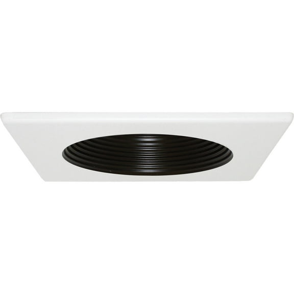 Elco El4351 4" Square Baffle Trim - White