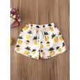 thumbnail image 3 of DcoolMoogl Toddler Baby Boys Swim Shorts Leaves Print Swimming Trunk Kids Boy Hawaiian Beach Board Shorts Swimwear, 3 of 6