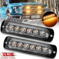 thumbnail image 1 of SHAR 2pc Flash Strobe LED Lamp Side Marker Warning Lights Car Truck T, 1 of 5