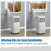 Costway 5000 BTU 8000 BTU ASHRAE مكيف هواء محمول 3 في 1 مبرد هواء مع مزيل الرطوبة ووضع المروحة أبيض