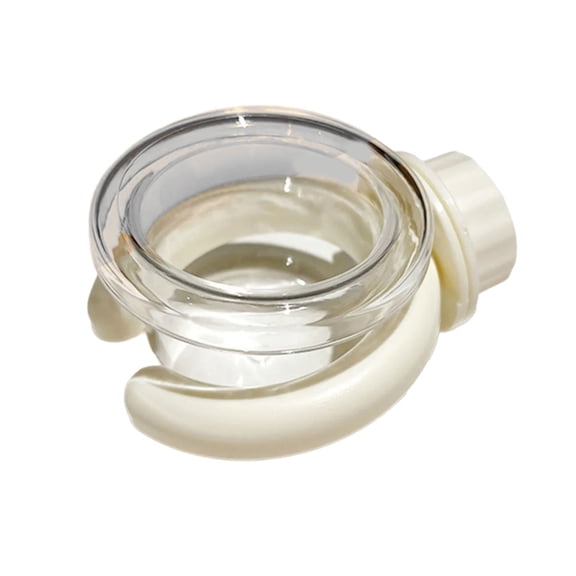 Bird Bowl with Attachments Clamp Clear Feeding Cup Water Feeder for Cockatoos Conures and Other Small Birds