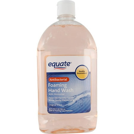 Equate Antibacterial Foaming Hand Wash, 32 fl oz