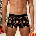 thumbnail image 2 of KHONTS DIY Custom Face Mens Boxer Briefs Personalized Underwear with Photo Picture Customized Boxers Gifts for Boyfriend Husband 03-Black XXXXXL, 2 of 9