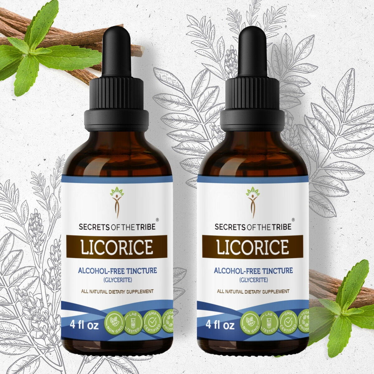 Licorice Tincture AlcoholFREE Extract, Organic Licorice Glycyrrhiza