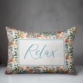 thumbnail image 3 of Creative Products Relax Watercolor Floral Pattern with Birds 14x20 Indoor / Outdoor Pillow, 3 of 3