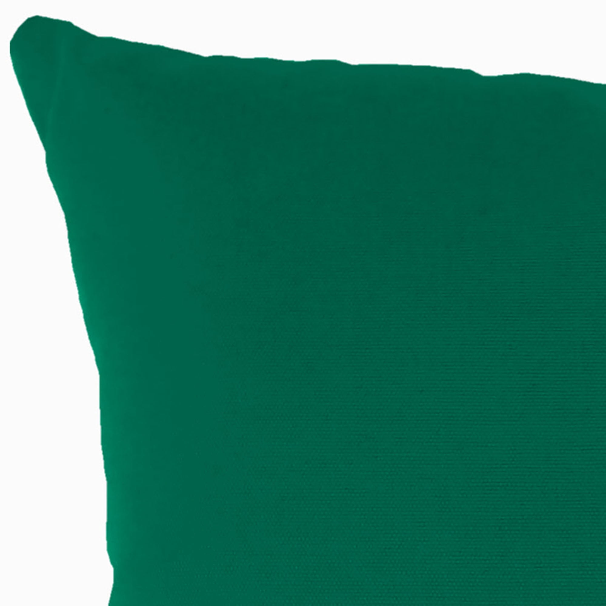 Jordan Manufacturing Sunbrella 16" x 16" Forest Green Solid Square Outdoor Throw Pillow