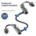 thumbnail image 3 of 3X Auriculares de Conducción Ósea Auriculares con Cancelación de Ruido Micrófono Incorporado Auriculares Resistentes Al Sudor para Entrenamientos Deportivos, 3 of 5