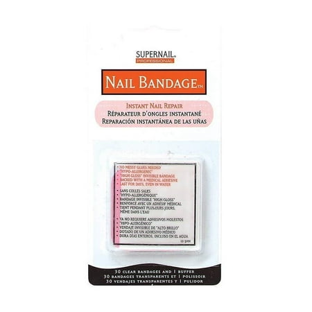 Supernail Nail Bandage, Mend cracked and broken nails instantly By Super (Best Way To Fix Broken Nail)