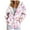 A01-Light Pink, variant on Xudanell Zip up Hoodie Women Graphic Hoodies Hooded Sweatshirt with Pocket Womens Sweatshirt Trendy Sporty Coat