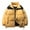 Yellow, variant on Axiiglly Jackets for Men Zipper Up Warm Winter Jackets Color Block Cotton Puffer Jacket Outdoor Plus Size Work Coats Casual Comfy Wind Breaker Jackets with Pockets