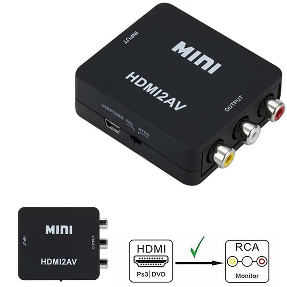 Durable 1080p/720p Switch Video Converter Mini Video Converter Box HDMI