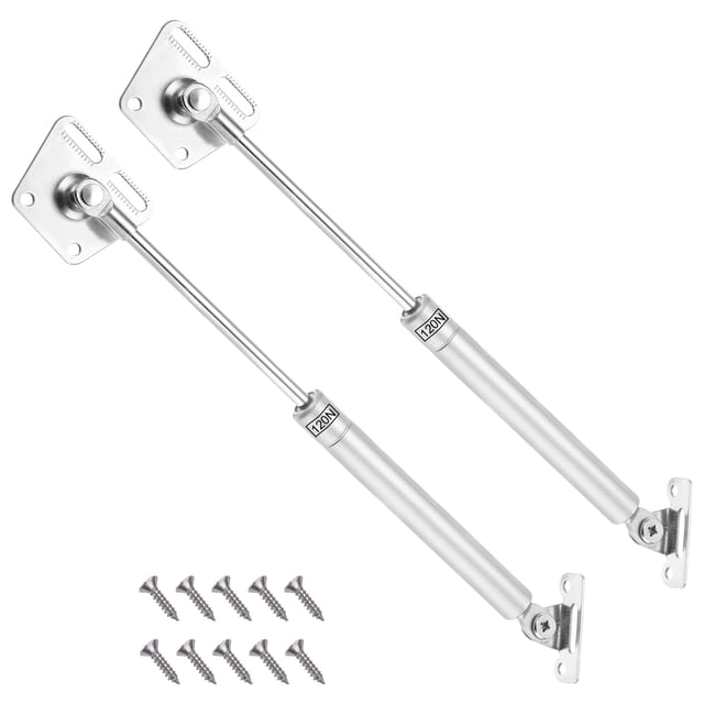 Resortes de gas Uxcell 26LB/120N, soportes de elevación de 11.4 pulgadas para ventana de RV, puerta de gabinete, tapa de caja de herramientas, 2 juegos