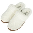 thumbnail image 5 of Jessica Simpson Women's Soft Cable Knit Slippers With Indoor/Outdoor Sole, 5 of 9