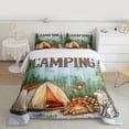 thumbnail image 3 of Feelyou Adventure Camping Child Bedding Comforter Set, Cartoon Wildlife Wolf Twin Comforter Sets, Rustic Farmhouse Bedding Set, Lightweight Room Decor, 2-Piece, 3 of 9