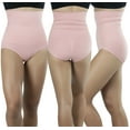 thumbnail image 4 of ToBeInStyle Womens Pack of 4 Seamless High-Waisted Compression Layer Shaping Briefs, 4 of 4
