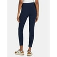 thumbnail image 5 of Time and Tru Women's High-Rise Ankle Knit Leggings, Available in 1, 2, and 3-Packs, 27" Inseam, Sizes S-XXXL, 5 of 5