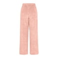 thumbnail image 6 of MEZZALL Women Loose Pants Fashion Warm Elastic Waist Straight Casual Wear Classic Solid Color Daliy Leisure Slacks Trousers, 6 of 6