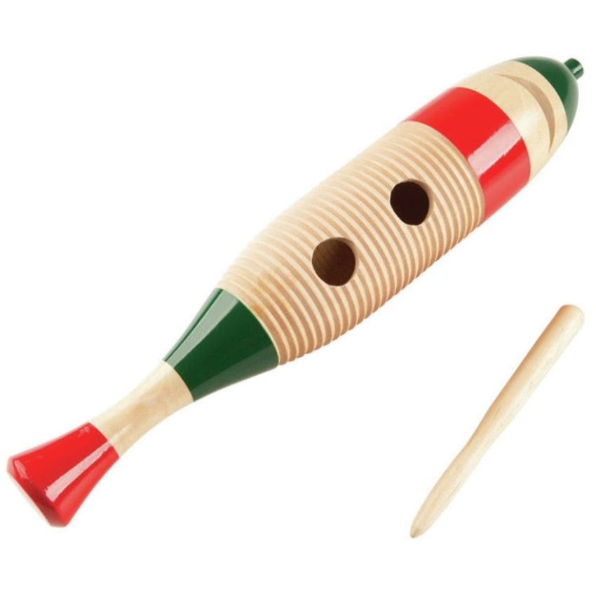 GP Percussion GPG15 15" Guiro with Scratcher