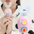 thumbnail image 4 of 1 Set Kids Toothbrush Cartoon Shape Comfortable Grip High-frequency Oscillation Deep Cleaning Powerful Electric Toothbrush for Kids, 4 of 10