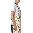 thumbnail image 3 of Lsque Dachshund Dog Waterproof Apron Chef Aprons for Men Heavy Duty Chemical Work Apron Extra Long Grilling Aprons with Adjustable Bib Apron, 3 of 9