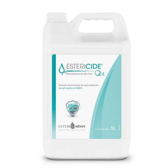 Estericide QX Solución Desinfectante De 5L Limpiador Multisuperficies