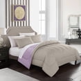 thumbnail image 5 of Casa 7-Piece Lavender 100% Polyester Fill Bed in a Bag Comforter Set with Sheets, King, 5 of 5