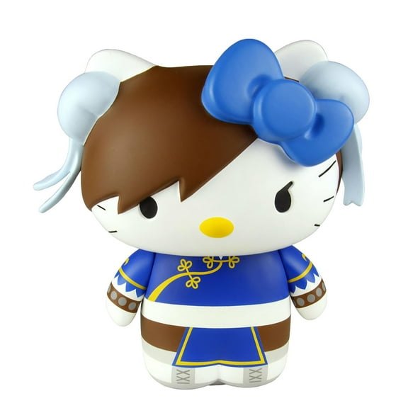 Street Fighter x Hello Kitty Chun-Li 10 Inch PVC Coin Bank