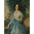 thumbnail image 2 of Franz Schrotzberg 15x18 Gold Ornate Wood Frame and Double Matted Museum Art Print Titled - Clothilde Princess Dietrichstein (1870), 2 of 4