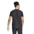 thumbnail image 2 of Men's adidas Own The Run Running Tee Color: Black Size: L, 2 of 4