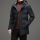 thumbnail image 2 of Chaqueta larga de plumón para hombre, chaqueta de plumón de pato ligera con relleno para hombre, chaquetas de invierno de marca para hombre, ropa de invierno para hombre, abrigo para hombre, 2 of 4