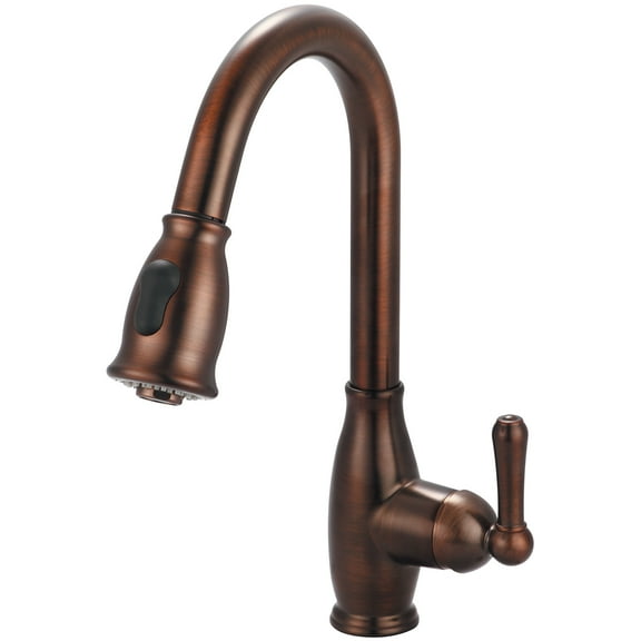 Olympia Faucets K-5040 Accent 1.5 GPM Single Hole Kitchen Faucet - Bronze