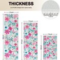 thumbnail image 4 of Pioneer Flower Floral Print Pattern Kitchen Rugs Sets Of 3,Kitchen Runner Rugs Non Skid Washable,Decorative Kitchen Floor Mats for Kitchen,Sink,Laundry,17"x30"+ 17"x47" + 17"x59", 4 of 6