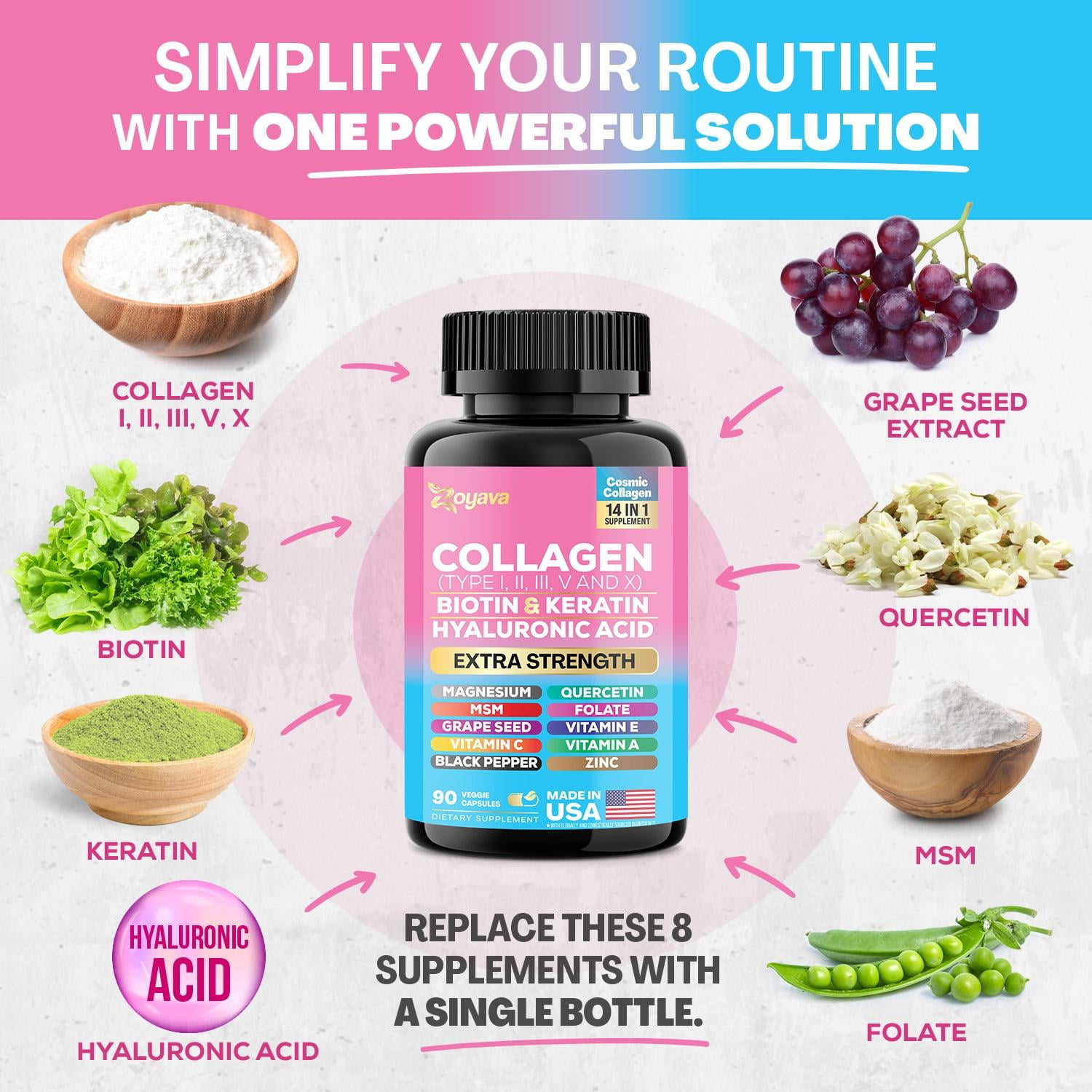 Ultimate Wellness Trio: Sea Moss, Shilajit, Collagen with Black Seed Oil, Ashwagandha, Turmeric, Bladderwrack, Burdock, Ginger, Vitamin C/D3, Elderberry, Dandelion, Yellow Dock, Chlorophyll, Rhodiola