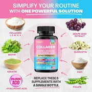 Ultimate Wellness Trio: Sea Moss, Shilajit, Collagen with Black Seed Oil, Ashwagandha, Turmeric, Bladderwrack, Burdock, Ginger, Vitamin C/D3, Elderberry, Dandelion, Yellow Dock, Chlorophyll, Rhodiola