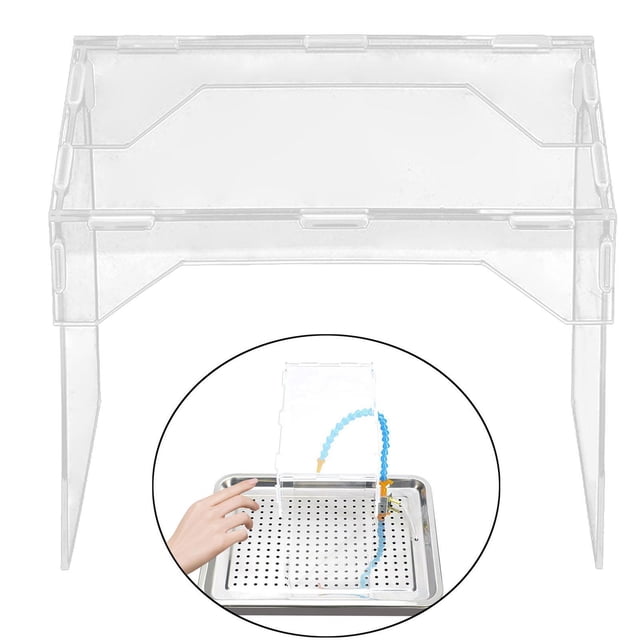 Molilla de la caja de polvo Caja de pulido de pulido de alto rendimiento cubierta a prueba de polvo a prueba de polvo para el trabajo de pulido de