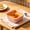 Pink, variant on Tetragonum Plastic Bowl, Lightweight Body with Simple Clean Surface, Compact Portable Structure for All Picnic Occasions, Reliable Portable Outdoor Tableware Bowl