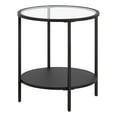 thumbnail image 1 of Henn&Hart 20"W Modern Metal Side Table in Blackened Bronze Finish, 1 of 6