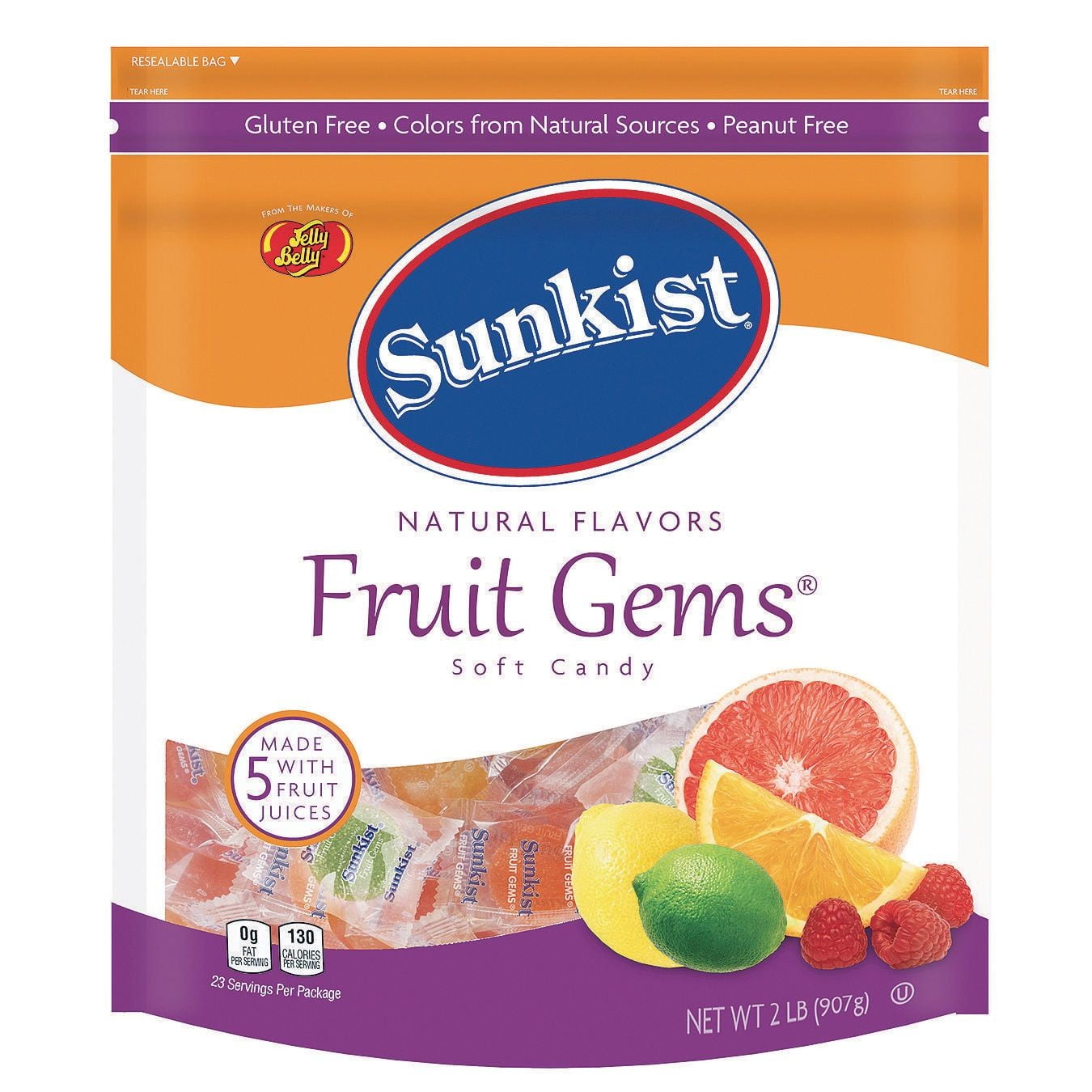 Sunkist Fruit Gems, 2 lbs