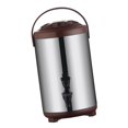 thumbnail image 2 of Dispensador de bebidas frías y calientes con grifo, cubo multiusos para jugo de granos de café, para agua, bebidas, fiesta, barbacoa negro, 2 of 9
