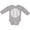 AC-Heather Grey, variant on Inktastic Distressed Baseball in White Boys or Girls Long Sleeve Baby Bodysuit