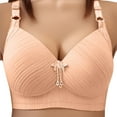 thumbnail image 2 of Hvyesh Front Closure Bras for Women Plus Size No Underwire Bra Adjustable Strap Full Coverage Soft Comfort Bralette, 2 of 9